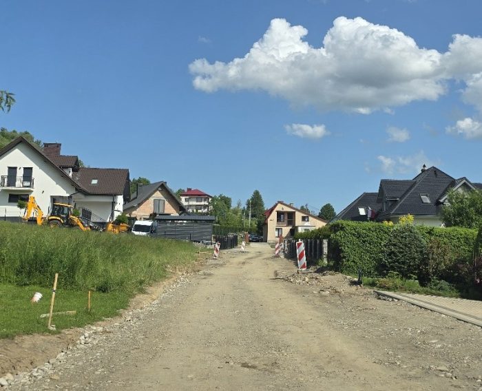 prace przy przebudowie