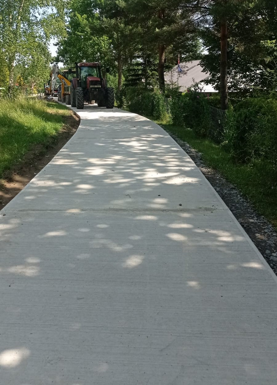 nowe drogi betonowe