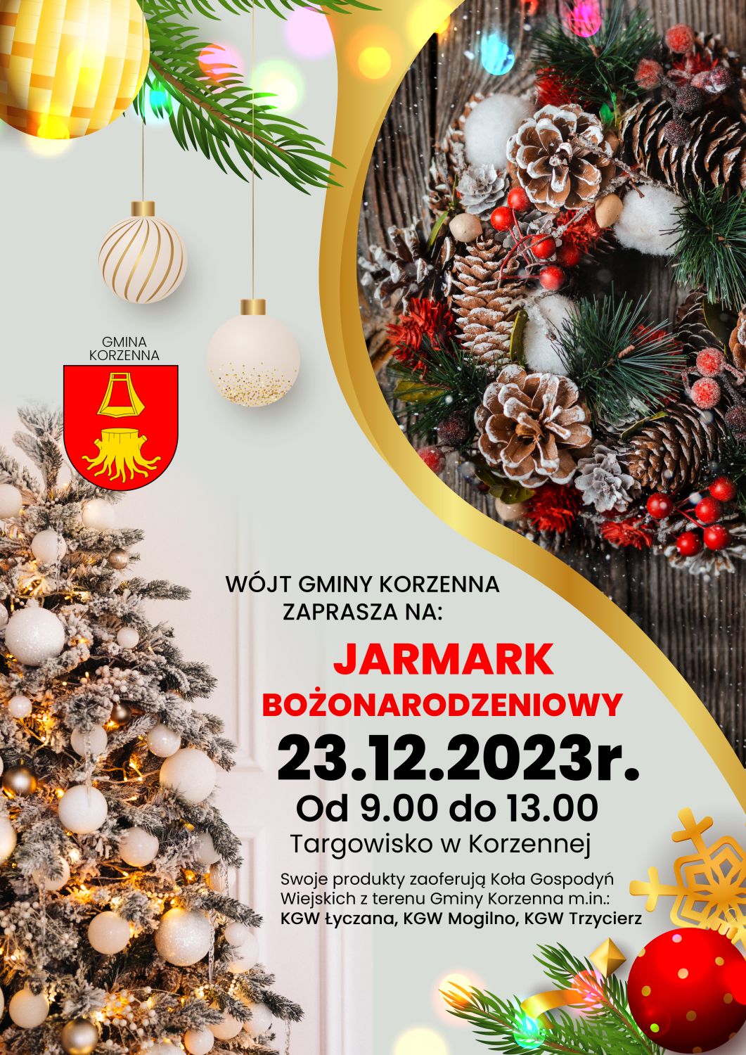 Jarmark przedświąteczny 23 GRUDNIA