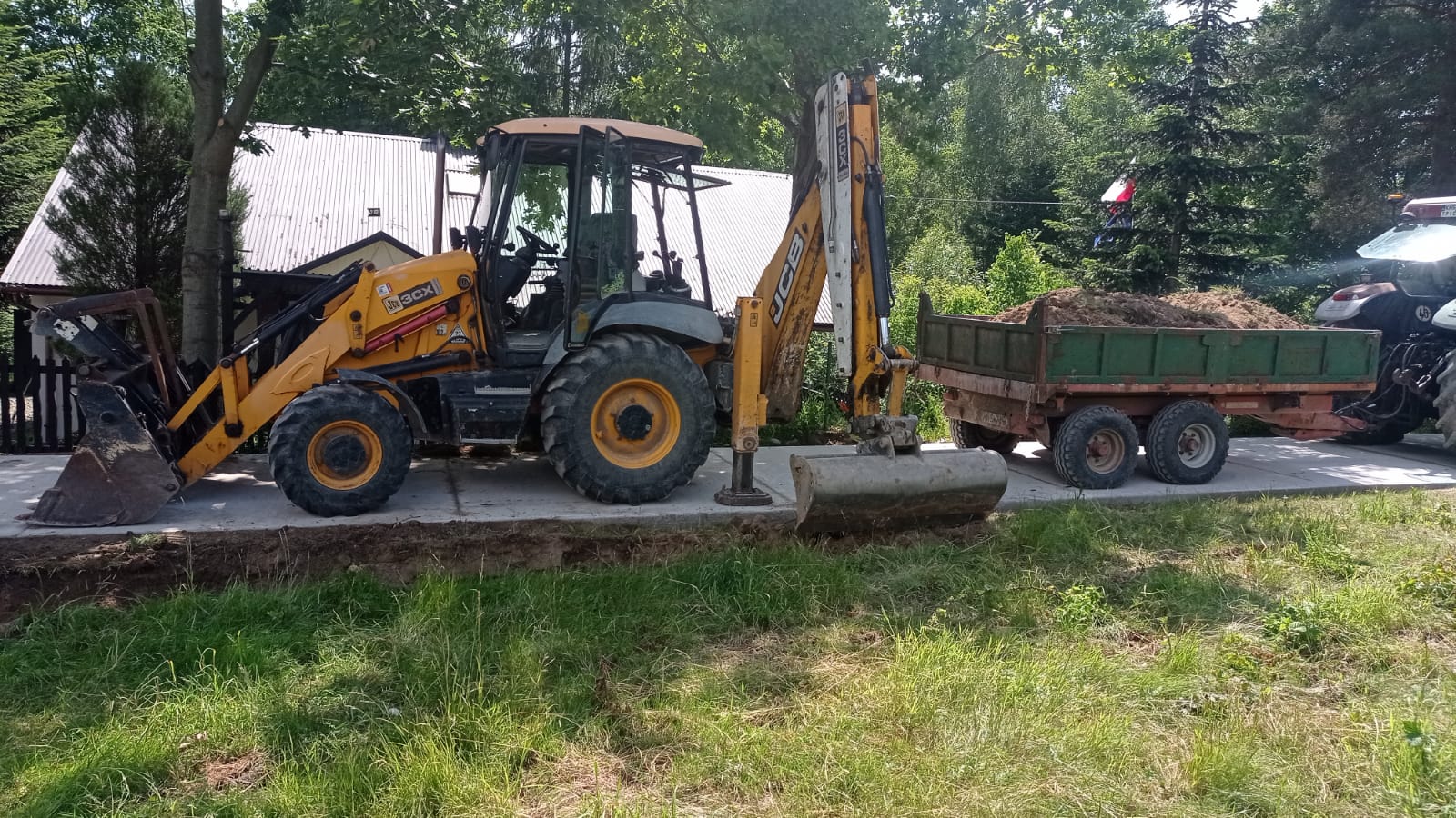 Nowe drogi betonowe w Bukowcu